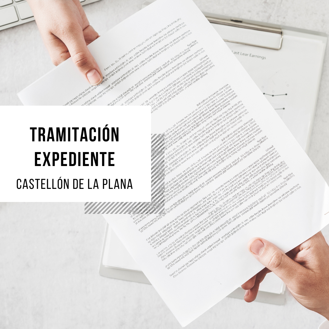 Tramitación expediente